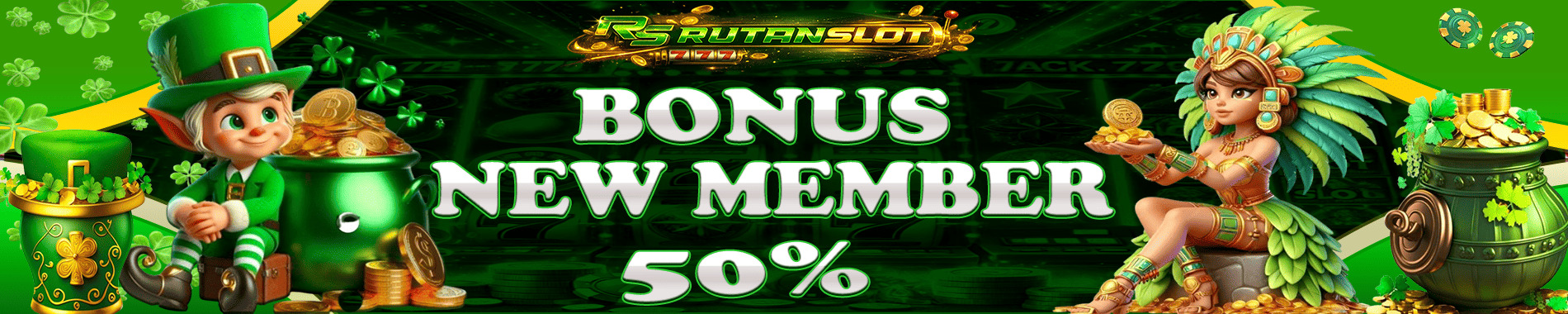 BONUS NEW MEMBER 50%